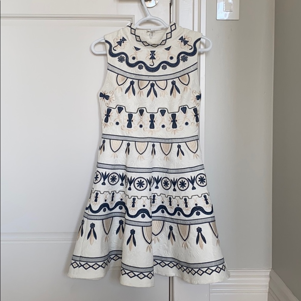 Beautiful dress with sew on detailing size S/M
